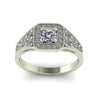 0.63ct Round Diamond Gold Engagement Ring - 03US63